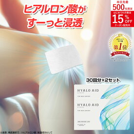【2個セット】膝に貼るヒアルロン酸『ヒアロエイド』膝用 膝サポーター 付き 北の快適工房 サプリ（サプリメント）と併用可能