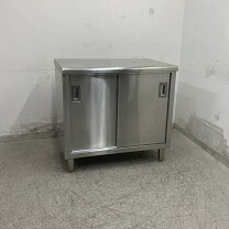 楽天市場】収納棚 扉付き（素材（キッチン用品）ステンレス）（業務用 