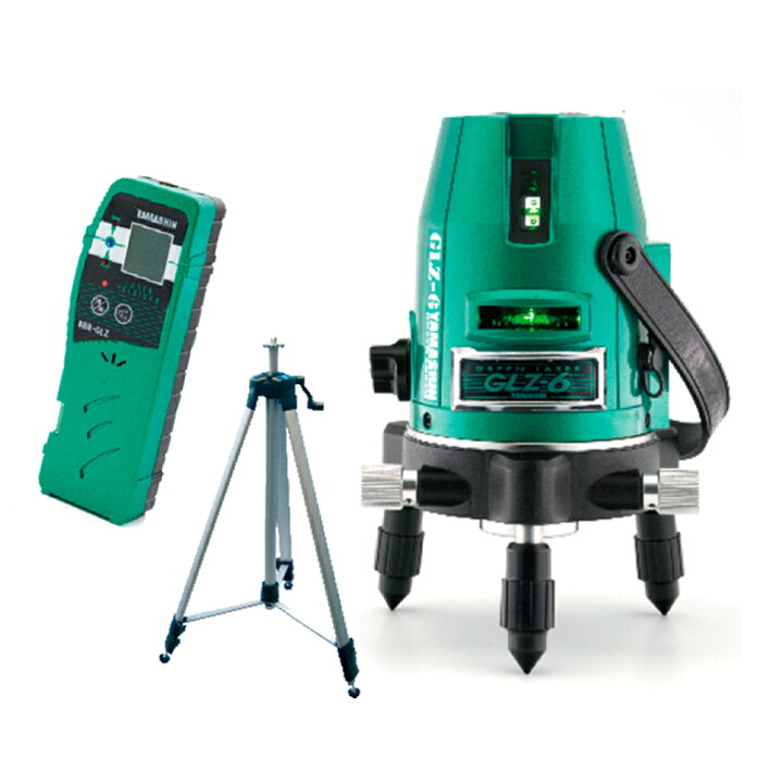 楽天市場】山真製鋸 ヤマシン グリーンレーザー墨出し器 GLZ-6-W (本体 