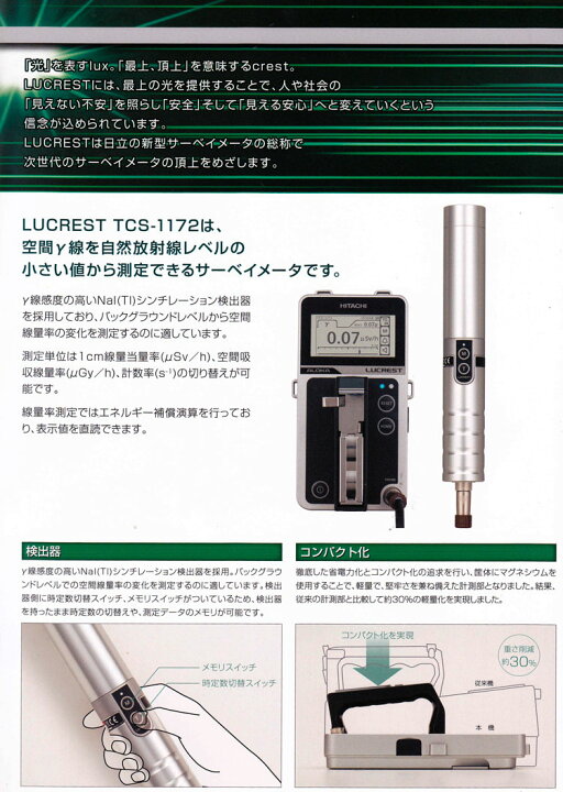 楽天市場】【納期：約2ヶ月・校正済】日立製作所 [TCS-1172] アルミ 
