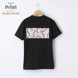 ORION PATTERN PRINT Tシャツ BLACK 黒 オリオン ビースムデザイン コラボ 沖縄 S M L XL 2L ロゴ 半袖 メンズ レディース オリオンビール グッズ お土産