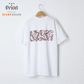 ORION PATTERN PRINT Tシャツ WHITE 白 オリオン ビースムデザイン コラボ 沖縄 S M L XL 2L ロゴ 半袖 メンズ レディース オリオンビール グッズ お土産