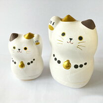 楽天市場】三毛猫 招き猫（インテリア・寝具・収納）の通販