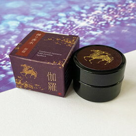 練り香水 伽羅の香り 香彩堂 ／ パフューム Japanese Solid Perfume アボカドオイル ミツロウ お肌にやさしい 和コスメ 和の香り 和装 和服 麒麟 プレゼント プチギフト 日本製 メール便対応