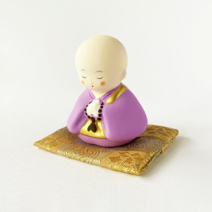 楽天市場 ﾐﾆ人形 陶製人形 人形 感謝の心 お坊さん 合掌 手のひらｻｲｽﾞ 和み 癒し 座布団付き 手元供養 ﾍﾟｯﾄ仏壇 仏壇 祭壇 和雑貨 ｲﾝﾃﾘｱ 置き物 折々屋 楽天市場店