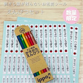【送料無料】お名前シール＆えんぴつセット お名前シール えんぴつ おなまえシール 入学祝い 鉛筆 ネームシール 名前ステッカー ネームステッカー 防水シール 入学 耐熱シール 幼稚園 保育園 学校 ノンアイロン 電子レンジ 食洗機 タグ 算数 漢字 シンプル おしゃれ 小学生