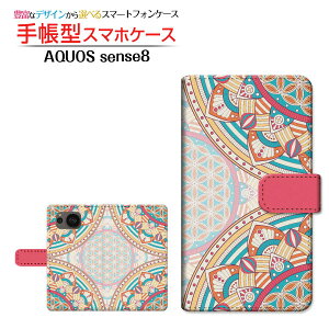 AQUOS sense8 [SH-54D SHG11]�A�N�I�X �Z���X�G�C�gdocomo au Rakuten UQ mobile�蒠�^ �J�������Ή� �X�}�z�J�o�[ �_�C�A���[�^ �u�b�N�^Oriental(type002)