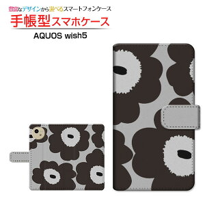 AQUOS wish5 [SH-52F]�A�N�I�X �E�B�b�V���t�@�C�udocomo Y!mobile�蒠�^ �J�������Ή� �X�}�z�J�o�[ �N���A�P�[�X�t �u�b�N�^�k�����ԕ� type2 �u���b�N