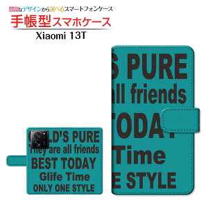 Xiaomi 13T [XIG04]�V���I�~ �T�[�e�B�[���e�B�[au UQ mobile�蒠�^ �J�������Ή� �X�}�z�J�o�[ �_�C�A���[�^ �u�b�N�^���S TURQUOISE