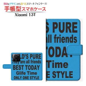 Xiaomi 13T [XIG04]�V���I�~ �T�[�e�B�[���e�B�[au UQ mobile�蒠�^ �J�������Ή� �X�}�z�J�o�[ �_�C�A���[�^ �u�b�N�^���S BLUE