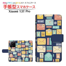 Xiaomi 13T Proシャオミ サーティーンティー プロSoftBank手帳型 カメラ穴対応 スマホカバー ダイアリー型 ブック型Air mail(animal)