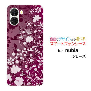 nubia S2 [A504ZT]�k�r�A �G�X�c�[Y!mobile�X�}�z �J�o�[ �P�[�X �n�[�h TPU �\�t�g �P�[�XFlower Garden (�p�[�v��)