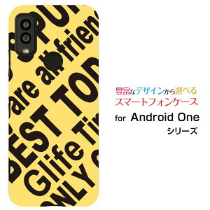 Android One S9 [S9-KC]�A���h���C�h ���� �G�X�i�C��Y!mobile�I���W�i�� �f�U�C���X�}�z �J�o�[ �P�[�X �n�[�h TPU �\�t�g �P�[�XRogo (YELLOW)