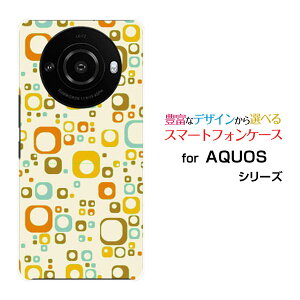 AQUOS R8 pro [SH-51D]ANIX A[GCg vdocomo SoftBankIWi fUCX}z Jo[ P[X n[h TPU \tg P[XSquare Dot