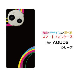 AQUOS R9 ANIX A[iC[SH-51E]docomo SoftBankIWi fUCX}z Jo[ P[X n[h TPU \tg P[XColorful Line(black)