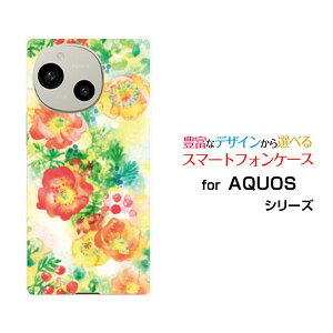 AQUOS R10 [SH-51F]�A�N�I�X �A�[���e��docomo SoftBank�I���W�i�� �f�U�C���X�}�z �J�o�[ �P�[�X �n�[�h TPU �\�t�g �P�[�XFlowers dance