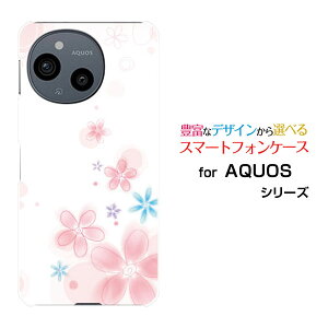 AQUOS sense10 �A�N�I�X �Z���X�e��[SH-53F SHG15 A505SH SH-M33]docomo au SoftBank �y�V���o�C���I���W�i�� �f�U�C���X�}�z �J�o�[ �P�[�X �n�[�h TPU �\�t�g �P�[�XPastel Flower type004
