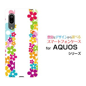 AQUOS sense3 liteANIX ZXX[ CgyVoCIWi fUCX}z Jo[ P[X n[h TPU \tg P[XFLOWER LINE