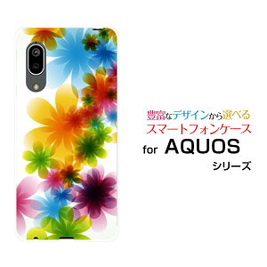 AQUOS sense3 liteANIX ZXX[ CgyVoCIWi fUCX}z Jo[ P[X n[h TPU \tg P[XPastel Flower type001