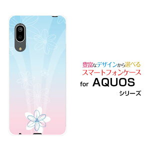 AQUOS sense3 liteANIX ZXX[ CgyVoCIWi fUCX}z Jo[ P[X n[h TPU \tg P[XPastel Flower type005