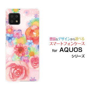AQUOS sense6 [SH-54B SHG05]ANIX ZXVbNXdocomo auIWi fUCX}z Jo[ P[X n[h TPU \tg P[XFlower sound