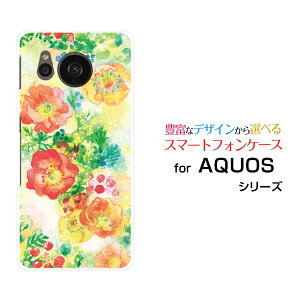 AQUOS sense7 [SH-53C SHG10]�A�N�I�X �Z���X�Z�u��docomo au UQ mobile�I���W�i�� �f�U�C���X�}�z �J�o�[ �P�[�X �n�[�h TPU �\�t�g �P�[�XFlowers dance