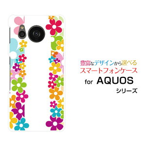 AQUOS sense7 plus [A208SH]ANIX ZXZu vXSoftBankIWi fUCX}z Jo[ P[X n[h TPU \tg P[XFLOWER LINE