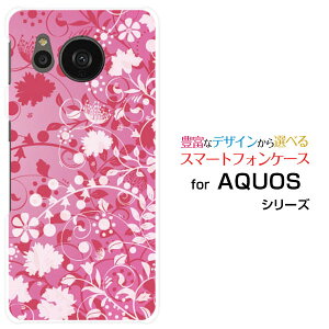 AQUOS sense7 plus [A208SH]ANIX ZXZu vXSoftBankIWi fUCX}z Jo[ P[X n[h TPU \tg P[XFlower Garden (sN)