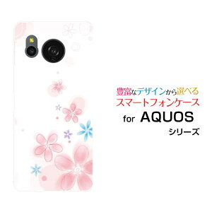 AQUOS sense8 [SH-54D SHG11]ANIX ZXGCgdocomo au yVoC UQ mobileIWi fUCX}z Jo[ P[X n[h TPU \tg P[XPastel Flower type004