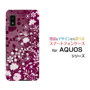 AQUOS wish2 [SH-51C]ANIX EBbVc[docomoIWi fUCX}z Jo[ P[X n[h TPU \tg P[XFlower Garden (p[v)