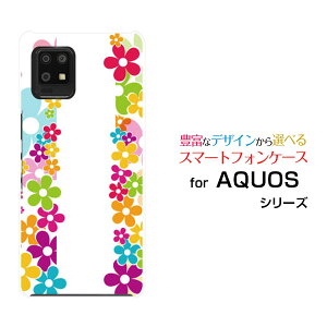 AQUOS zero6 [SHG04 SoftBank]ANIX [VbNXau SoftBankIWi fUCX}z Jo[ P[X n[h TPU \tg P[XFLOWER LINE