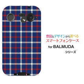 BALMUDA Phoneバルミューダ フォンSoftBankオリジナル デザインスマホ カバー ケース ハード TPU ソフト ケースチェック(type003)