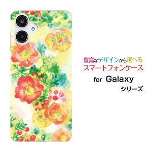 GALAXY A25 5G [SC-53F/SCG33] S25 [SC-51F/SCG31] S25 Ultra [SC-52F/SCG32] S24 FE [SCG30]�M�����N�V�[�n�[�h�P�[�X/TPU�\�t�g�P�[�XFlowers danceF:chocalo �f�U�C���� �肷 �C���X�g ���� �I�����W�y��`�E��`�O�X�֑���