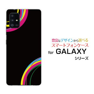 GALAXY A51 5G [SC-54A SCG07]MNV[ G[tBteB t@CuW[docomo auIWi fUCX}z Jo[ P[X n[h TPU \tg P[XColorful Line(black)