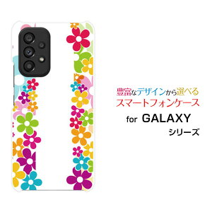 GALAXY A53 5G [SC-53C SCG15]MNV[ G[tBteBX[ t@CuW[docomo auIWi fUCX}z Jo[ P[X n[h TPU \tg P[XFLOWER LINE