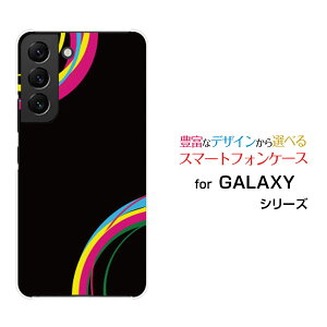 GALAXY S22 [SC-51C SCG13]MNV[ GXgDGeBc[docomo auIWi fUCX}z Jo[ P[X n[h TPU \tg P[XColorful Line(black)