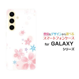 GALAXY S24 MNV[ GXgDGeBtH[[SC-51E SCG25]docomo auIWi fUCX}z Jo[ P[X n[h TPU \tg P[XPastel Flower type004