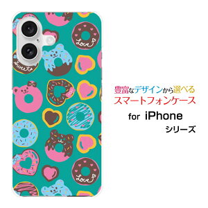 iPhone 16 Plusdocomo au SoftBank yVoCX}zP[X Jo[ n[h \tg P[XLove Donuts