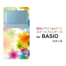 BASIO3 [KYV43]ベイシオ スリーauオリジナル デザインスマホ カバー ケース ハード TPU ソフト ケースPastel Flower type002