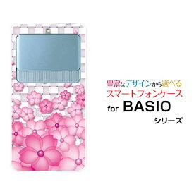 BASIO3 [KYV43]ベイシオ スリーauオリジナル デザインスマホ カバー ケース ハード TPU ソフト ケース桃色の華