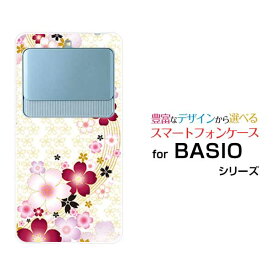 BASIO3 [KYV43]ベイシオ スリーauオリジナル デザインスマホ カバー ケース ハード TPU ソフト ケース桜流し