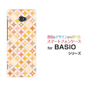 BASIO4 [KYV47]ベイシオフォーau UQ mobileオリジナル デザインスマホ カバー ケース ハード TPU ソフト ケースサークル模様（秋）