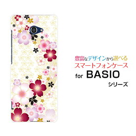 BASIO4 [KYV47]ベイシオフォーau UQ mobileオリジナル デザインスマホ カバー ケース ハード TPU ソフト ケース桜流し