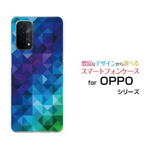 OPPO A54 5G [OPG02]�I�b�| �G�[�S�[���� �t�@�C�u�W�[au�I���W�i�� �f�U�C���X�}�z �J�o�[ �P�[�X �n�[�h TPU �\�t�g �P�[�XMosaic Pattern