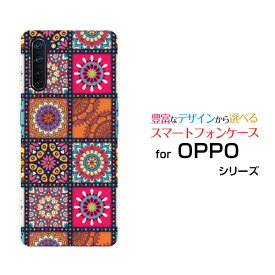 OPPO Reno3 Aオッポ リノ スリー エーauオリジナル デザインスマホ カバー ケース ハード TPU ソフト ケースパッチワーク(typeB)