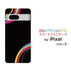 Google Pixel 7aO[O sNZ ZuG[SoftBankIWi fUCX}z Jo[ P[X n[h TPU \tg P[XColorful Line(black)