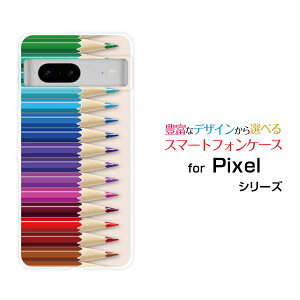 Google Pixel 7aグーグル ピクセル セブンエーSoftBankオリジナル デザインスマホ カバー ケース ハード TPU ソフト ケース色鉛筆