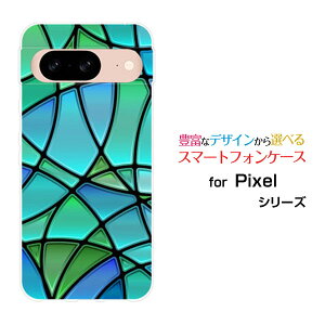 Google Pixel 8a docomo au SoftBankX}zP[X Jo[ n[h \tg P[XStained Glass type001