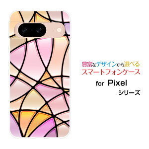 Google Pixel 8a docomo au SoftBankX}zP[X Jo[ n[h \tg P[XStained Glass type002