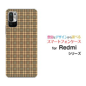 Redmi Note 10Tレッドミー ノート テンティーSoftBankオリジナル デザインスマホ カバー ケース ハード TPU ソフト ケースチェック柄ネイビー×ブラウン